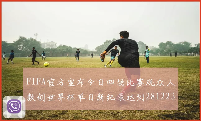 FIFA官方宣布今日四场比赛观众人数创世界杯单日新纪录达到281223人